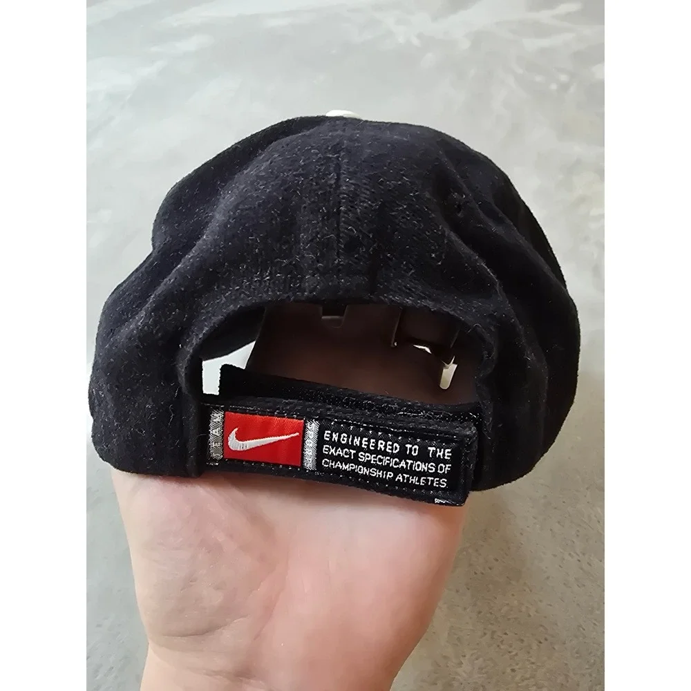 Vintage‎ Nike Colorado Buffaloes Hat Cap Black White Strapback 90s